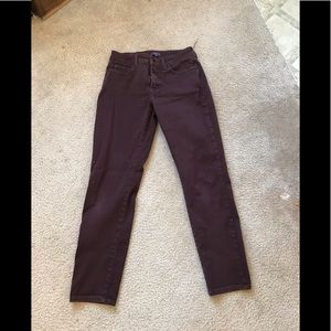 Burgundy Skinny Jeans